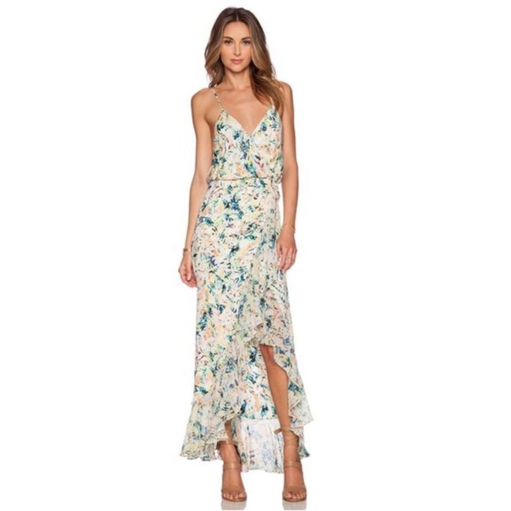 Parker Halle Floral Combo Maxi Dress in Monticello